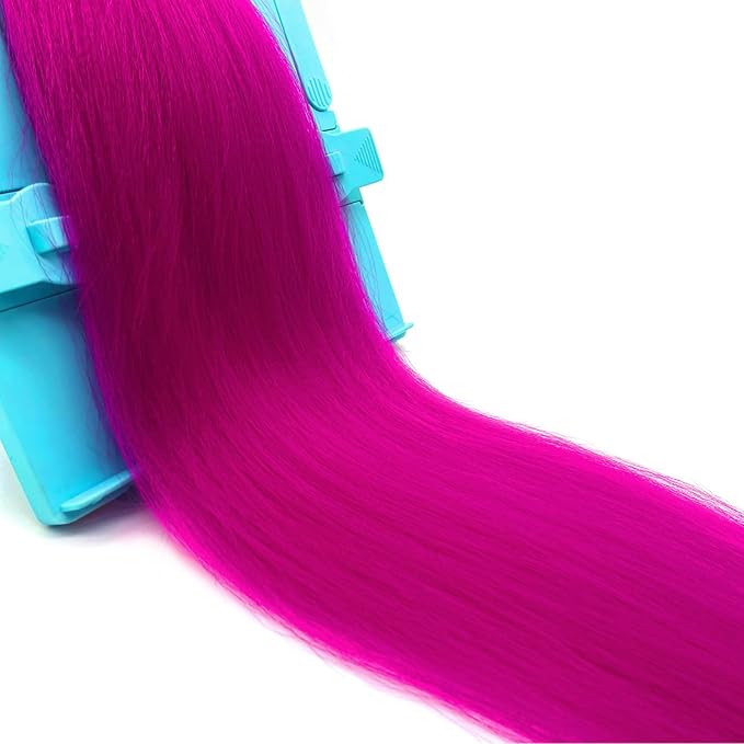 30 Inch Magenta Braiding Hair Knotless Hypoallergenic Non Toxic Pink Braiding Hair Pre Stretched Plant Based Synthetic Braids Hair Extensions 3 Packs