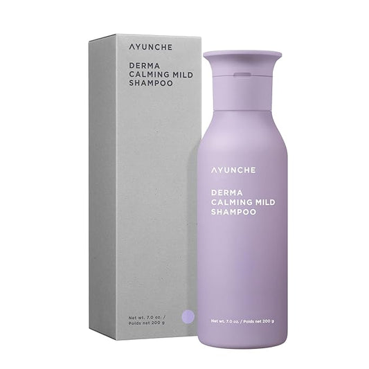 AYUNCHE Derma Calming Shampoo 6.4 fl. oz. [For Dry & Sensitive Scalp] | Gentle Hydrating Scalp Care | Strengthen Scalp Barrier | Vegan Shampoo | Korean Salon Brand