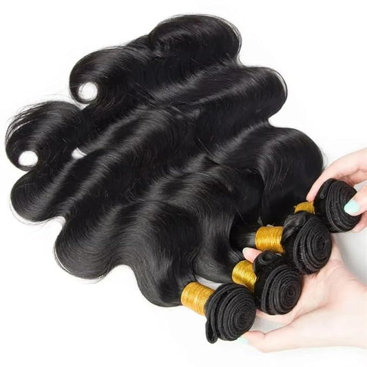 Body Wave 4 Bundles (18 18 18 18) Professional Brazilian Body Wave Hair 100% Unprocessed Virgin Human Hair Bundles Natural Black Human Hair Extensions