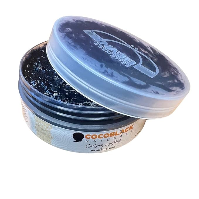 Curling Custard Ghana for Coily Kinky Type 4c Hair, 8.2 fl oz
