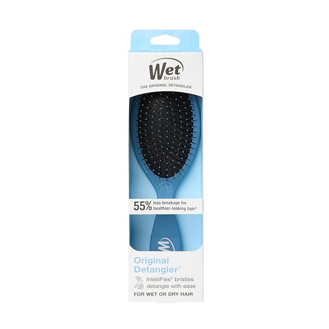 Wet Brush Original Detangler Hair Brush, Elemental Blue, Ultra-Soft IntelliFlex Bristles, Detangling Bristles Glide Through Tangles (Wet Dry & Damaged Hair), Women & Men
