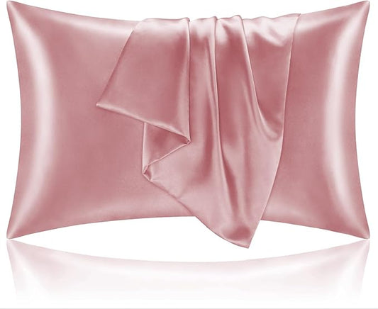 BEDELITE Satin Pillowcase for Hair and Skin, Super Soft and Cooling Similar to Silk Pillow Cases 2 Pack with Envelope Closure, Gift for Women Men(20"x36" King Size, Nostalgia)