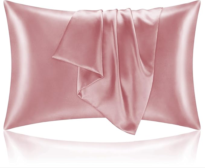 BEDELITE Satin Pillowcase for Hair and Skin, Super Soft and Cooling Similar to Silk Pillow Cases 2 Pack with Envelope Closure, Gift for Women Men(20"x30" Queen Size, Nostalgia)