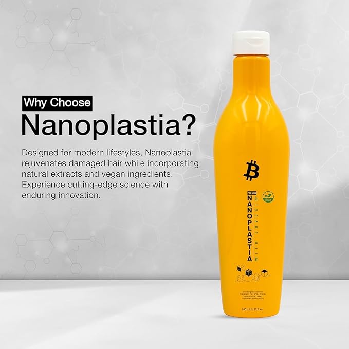 GK HAIR Vegan Nanoplastia Smoothing Hair Treatment – Keratin Brazilian Blowout Deep Conditioning Hair Mask – Anti Frizz Hair Products Hair Mask for Damaged Hair Products for Shiny, Healthy Hair