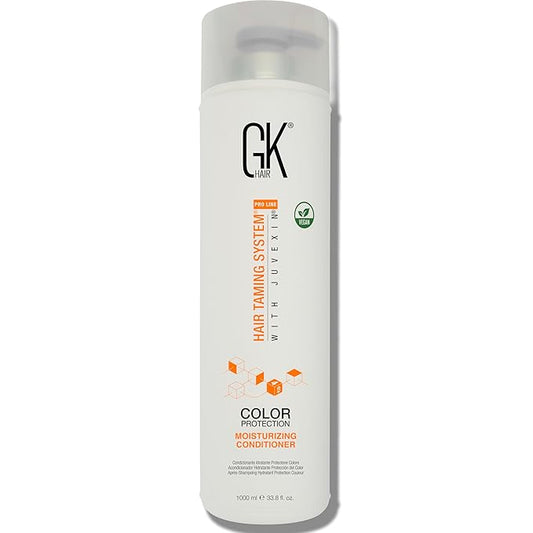 GK HAIR Moisturizing Conditioner Colored Hair Treated for Dry Damaged Repair Curls Intense Hydration Strengthening Frizz Control Keratin Treatment Argan Oil Paraben, Phthalate & Sulfate Free 33.8 OZ