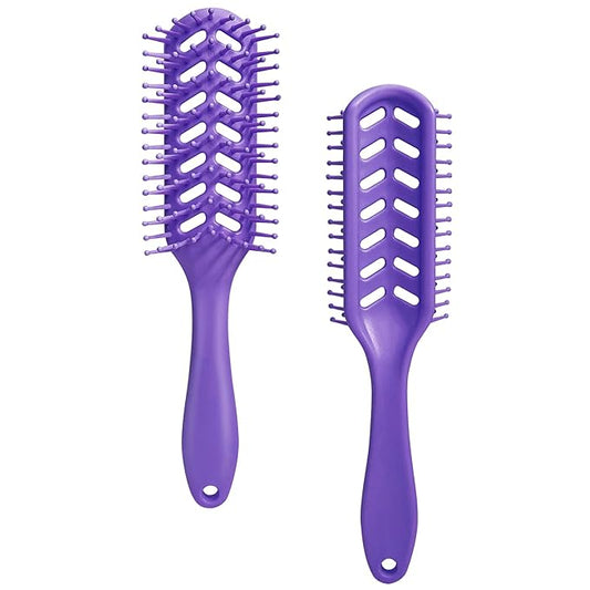 kuwa Curl Detangler Hair Brush,detangling brush for 4c hair,Detangler Hair brush for Wet & Dry Hair,Easily Brushes Through Curl Hair and Reduces Breakage