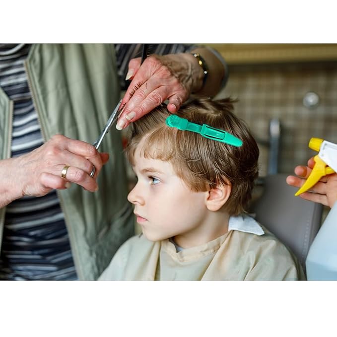 Ondder 14 Pcs Lake Blue Alligator Hair Clips for Styling Sectioning Large Salon Pro Hair Clips Barber Clips for Coloring Cutting Big Salon Clips for Hair Styling Accessories for Women Men Girls Teens