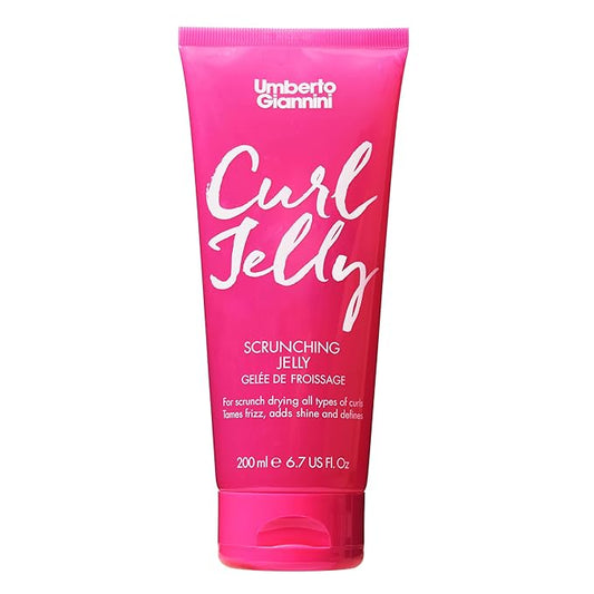 Umberto Giannini Curl Jelly Scrunching Jelly 6.7 fl Oz - Frizz Solution Defining Hair Gel for 2a-4c Curly, Wavy, Coily Hair - Vegan & Cruelty-Free