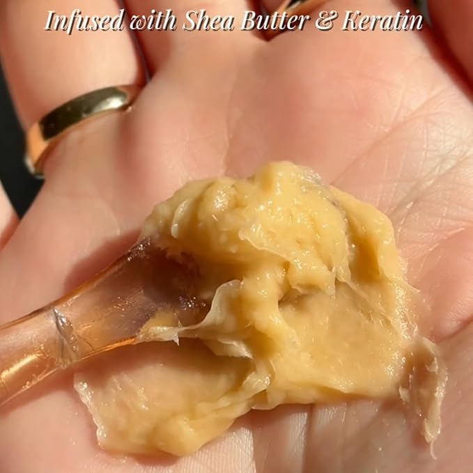 Savannah Hair Mask with Keratin & Shea Butter – Deep Conditioning Hair Treatment for Dry, Damaged & Curly Hair – Repairs, Strengthens & Restores Shine – 16.9 fl oz