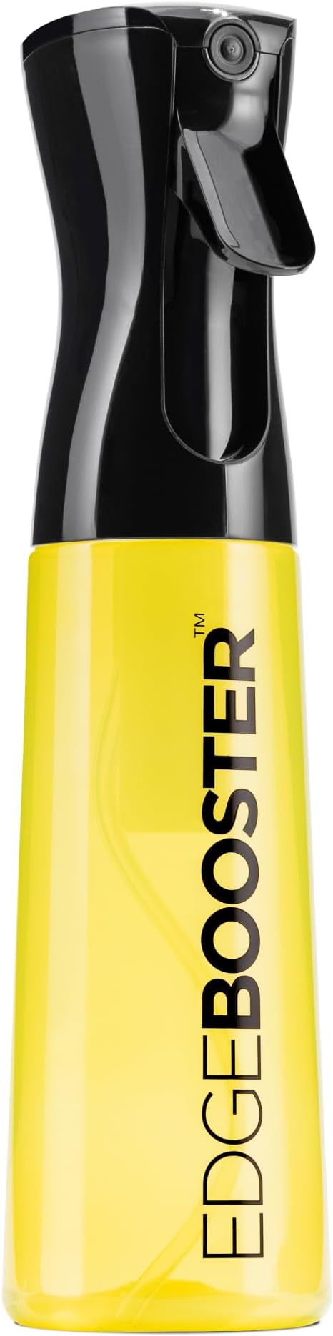 Style Factor Edge Booster Mist Spray Bottle for Hair (10.1oz/300ml) - Continuous Ultra Fine Mist Sprayer – For Hairstyling, Salons, Cleaning, Plants, Essential Oil & More - Yellow Quartz