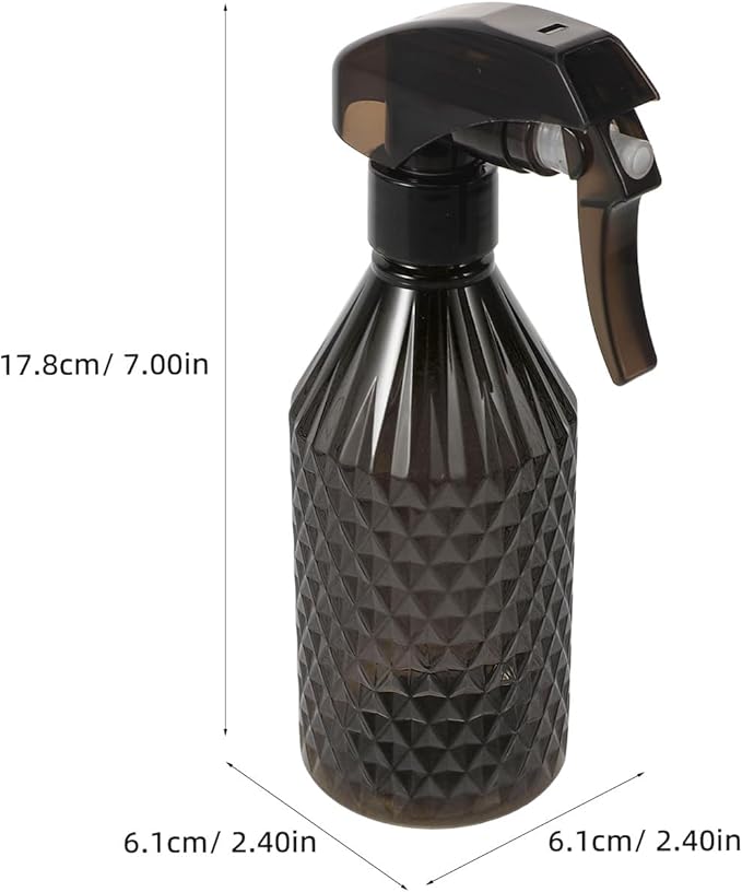 2pcs Continuous Spray Bottle for Hair Care - Barber Water Misting Bottle 200ml with Steel Ball Refillable Fine Mist Sprayer for Home Barber Salon