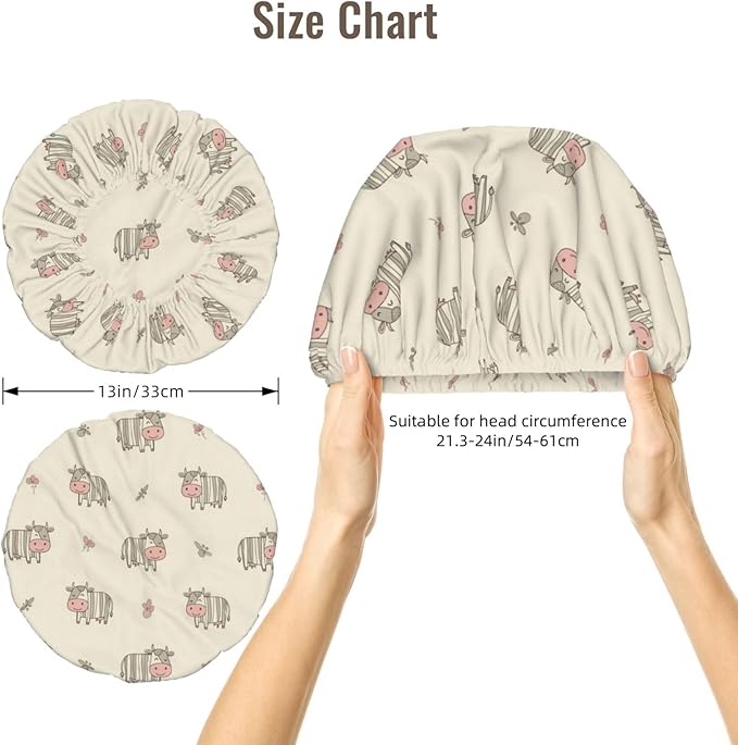 Silk Bonnet for Sleeping, Satin Hair Bonnets, Soft Elastic Band Silk Sleep Cap, Hair Wrap for Women