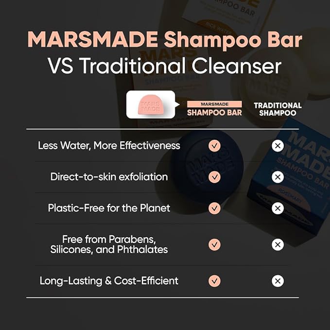 Castor Oil Conditioner Bar - Nourishing & Soothing Natural Deep Conditioner for All Hair Types - Hair Moisturizing, Cleansing Solid Soap Bar - Zero Waste, No Animal Trials 3.5 oz