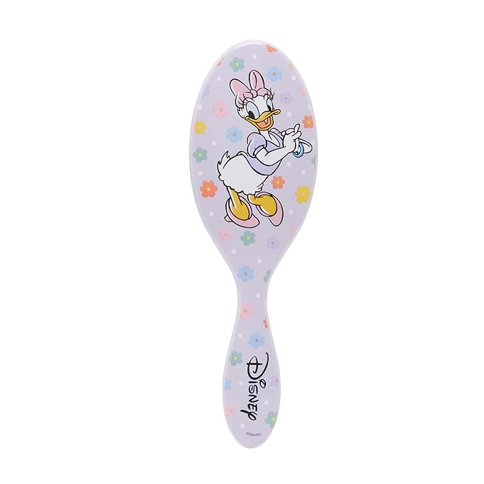 Wet Brush Original Detangling Hair Brush, Hello Disney Daisy Duck - Ultra-Soft IntelliFlex Bristles - Detangler Brush Glide Through Tangles With Ease For All - For Women, Men, Wet & Dry Hair
