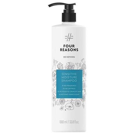No Nothing Fragrance-Free Moisturizing Shampoo - Hypoallergenic, Unscented, Hydrating for Sensitive Scalp and Skin - Jumbo Size 33.8 fl oz