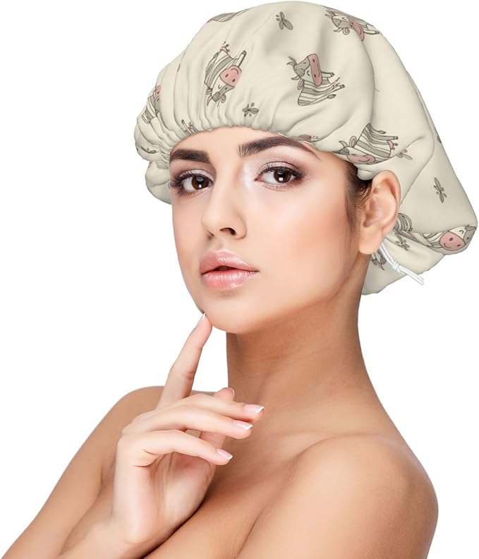 Silk Bonnet for Sleeping, Satin Hair Bonnets, Soft Elastic Band Silk Sleep Cap, Hair Wrap for Women