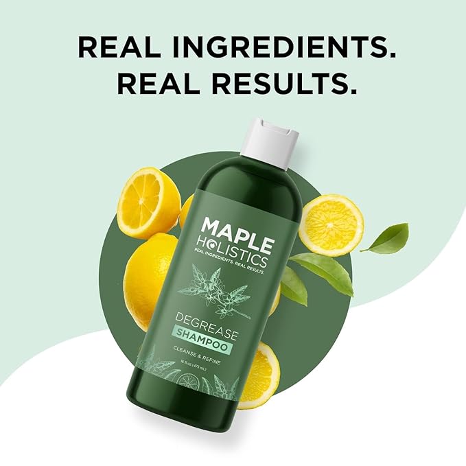 Clarifying Shampoo for Oily Hair and Scalp - Degrease Deep Cleansing Shampoo Build Up Remover with Rosemary Oil for Greasy Hair & Scalp - Vegan Color Safe Sulfate Paraben & Cruelty Free (16 Fl Oz)