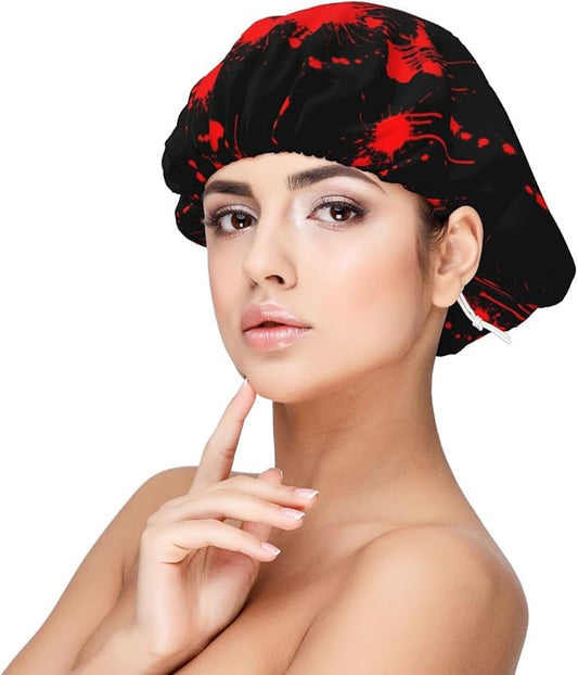 Silk Bonnet for Sleeping, Satin Hair Bonnets, Soft Elastic Band Silk Sleep Cap, Hair Wrap for Women