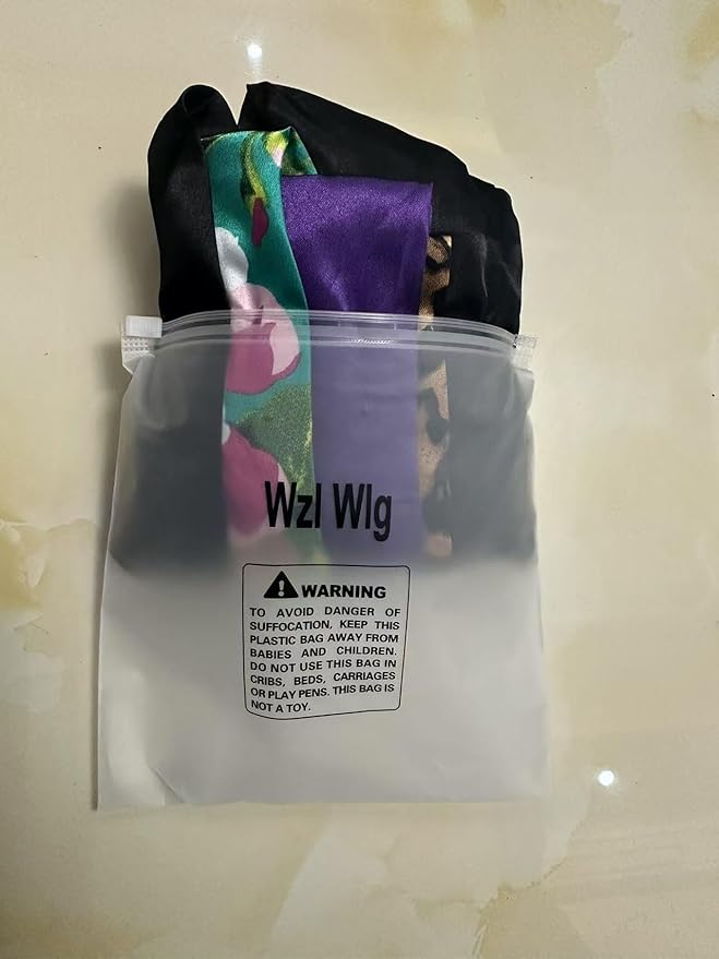 4 Pcs Satin Bonnet for Women, Long Sleep Cap Soft Silky Bonnet for Braids