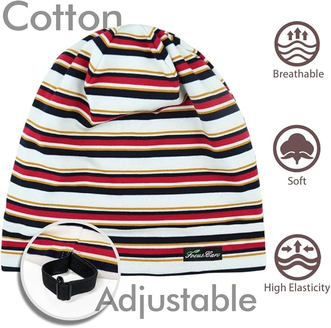 Adjustable Satin Lined Sleep Cap for Dreadlocks Curly Hair Large Head-Stay On Overnight