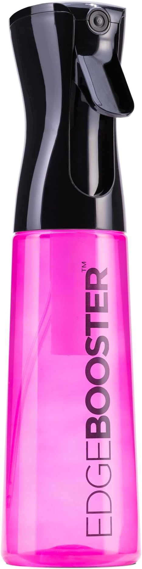 Style Factor Edge Booster Mist Spray Bottle for Hair (10.1oz/300ml) - Continuous Ultra Fine Mist Sprayer – For Hairstyling, Salons, Cleaning, Plants, Essential Oil & More - Hot Pink