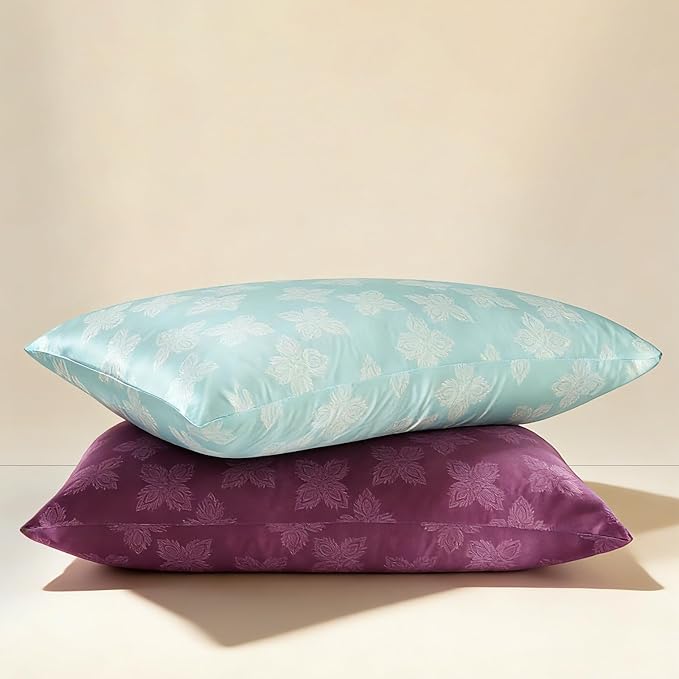 ZIMASILK 100% Pure Mulberry Silk Pillowcase for Hair and Skin Health, Soft and Smooth, Both Sides Premium Grade 6A Silk, 600 Thread Count, with Hidden Zipper, 1pc (Standard 20"x26", Dark Mauve)