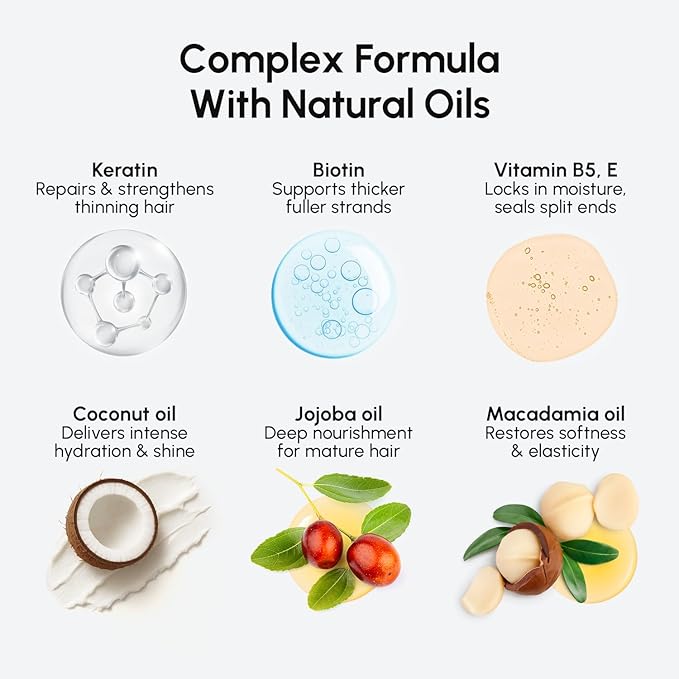 MAREE Hair Conditioner for Women & Men – Deep Conditioning Hydrating Moisturizing Color Safe Conditioner – Hair Moisturizer for Curly Dry Damaged Color Treated – Acondicionador Para Cabello