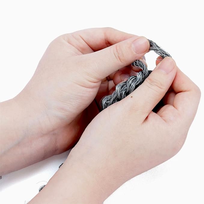 Short Passion Twist Hair 6 Inch 8 Packs Pre-twisted Passion Twist Crochet Hair for Women Pre-looped Water Wave Crochet Braids Bohemian Curly Braiding Hair Synthetic Hair Extensions 1B/Gray