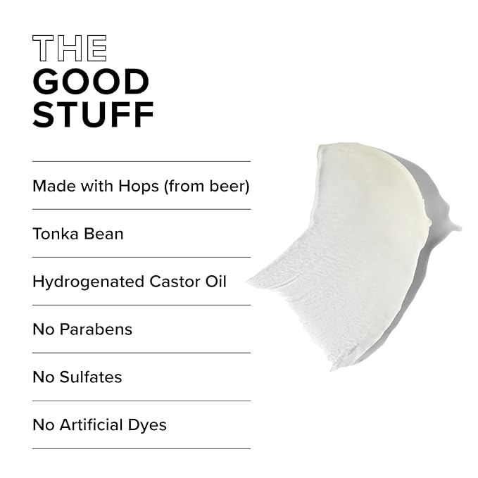 Blind Barber 151 Proof Deluxe Hair Pomade for Men - Water Based Pomade with Hops & Tonka Bean - Heavy Hold & High Shine Finish - Free of Parabens and Sulfates (2.5 oz)