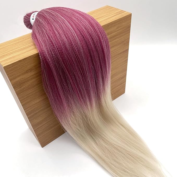 Ombre Braiding Hair Pre Stretched Box Braids Synthetic Braiding Hair Extensions Kanekalo Colored Prestretched Braiding Hair Ombre 26 Inch