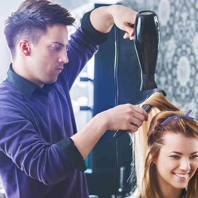 Ondder 24 Pack Professional Alligator Hair Clips for Styling and Salon - Plastic Gator Clips