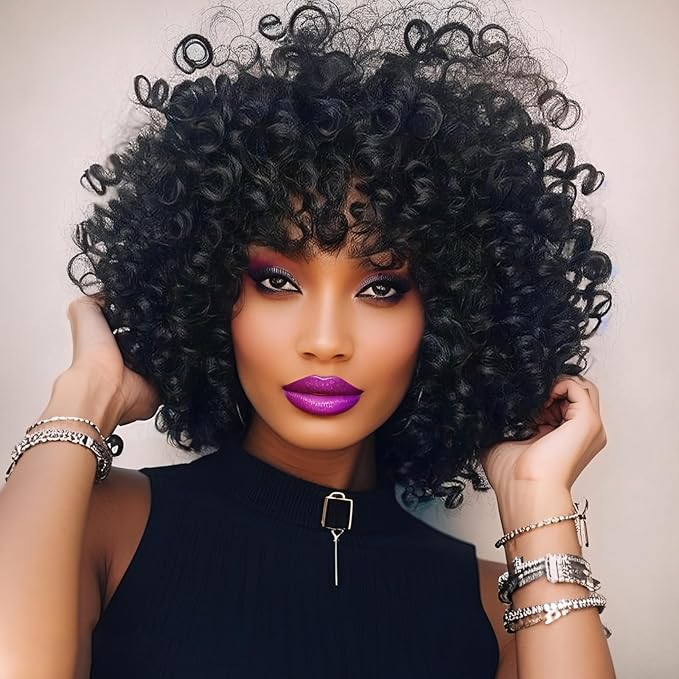 5 Packs 2X Ringlet Wand Curl Jamaican Bounce 8 inch Synthetic Crochet Hair Extensions Crochet Braiding Hair 20 Roots Crochet Curly Hair(8Inch (Pack of 5), 1B)