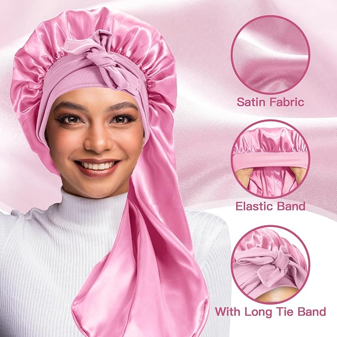 No-Water Braid Shampoo for Locs, Twists, Weaves - Rinse-Free Dreadlock Shampoo for Build-Up, Odor, Itch- Rosemary Mint Butter Braid Balm Scalp Sleeping Balm for Dry Scalp Strengthens Hair Roots&Bonnet