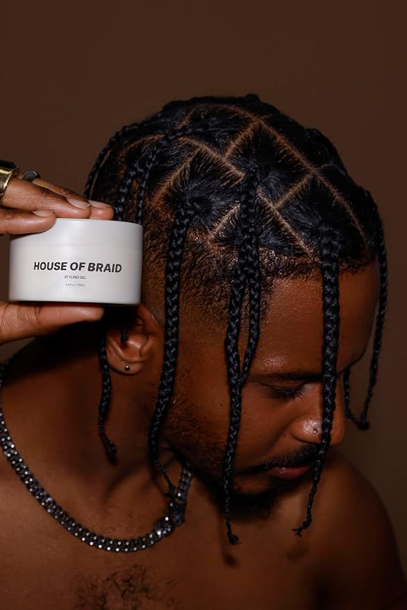 Hair Styling Gel - Extra Hold for Curly, Wavy, Slick Back, Edge Control, Braid Gel - Non Toxic, Frizz and Flake Free Hair Jam with All Natural Ingredients (3.4 Oz)