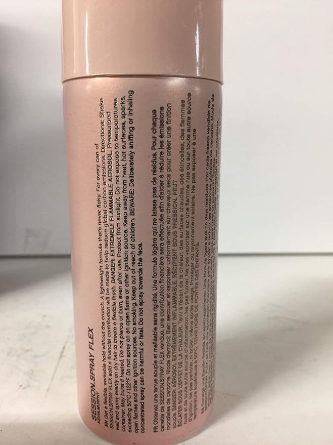 KEVIN.MURPHY SESSION.SPRAY FLEX - Flexible Finishing Hair Spray - For All Hair Types - Lightweight Hold - Humidity Resistant Hair Care - Travel Size - 100 mL / 3.4 fl oz