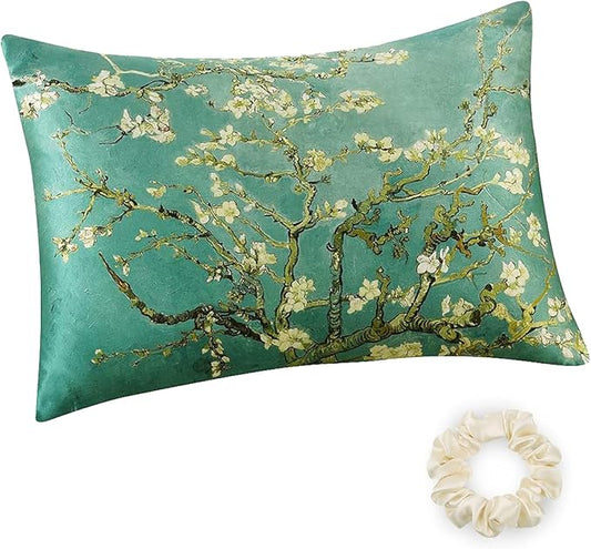 ALASKA BEAR Luxury Silk Pillowcase for Beauty Sleep, Genuine 22 Momme Mulberry Silk Charmeuse Satin Pillow Case Slip for Hair and Skin Face Wellness King Size (1pc, Gift Box)