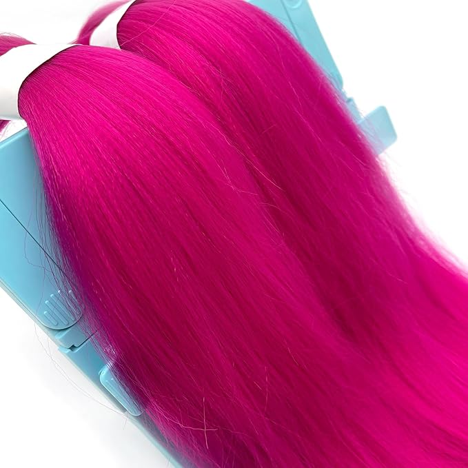 Kids Pink Braiding Hair Pre Stretched Short Braiding Hair Extensions for Braiding Box Braids Knotless Prestretched Braiding Hair 16 Inch