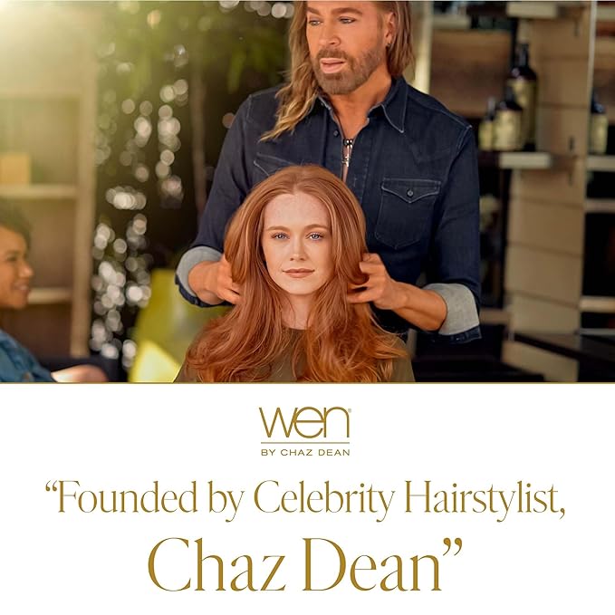 WEN by Chaz Dean Cleansing Conditioner for Hair - Shampoo & Conditioner Cowash for Fine or Curly Hair, Co Wash with Rosemary Oil - Sweet Almond Mint, 32 Fl Oz (Pack of 1)