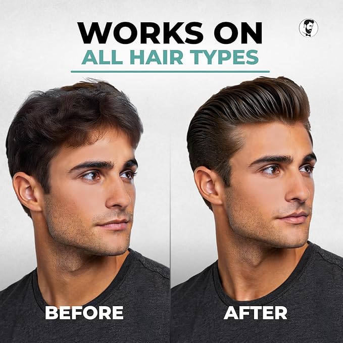 Gentlemen Republic 16oz Refined Hair Gel for Men - Premium Men's Hair Styling Product, 24 Hour High Hold & Shine. No Beeswax, Alcohol, or Parabens, Humidity Resistant