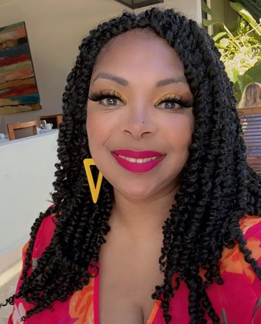 14 Inches 8 Packs Passion Twist Crochet Hair-Pre-twisted Passion Twists,Pre-Looped Crochet Braids Made Of Bohemian Hair Synthetic Braiding Hair Extensions (14 Inch(Pack of 8), 1B)