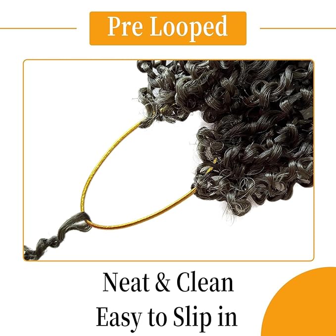 8 Inch Pre-Looped Yanky Twist Crochet Hair, 30 Strands/Pc, Mini Passion Twists, Senegalese Braiding Hair (OT1150, 8 Pcs/Pack)