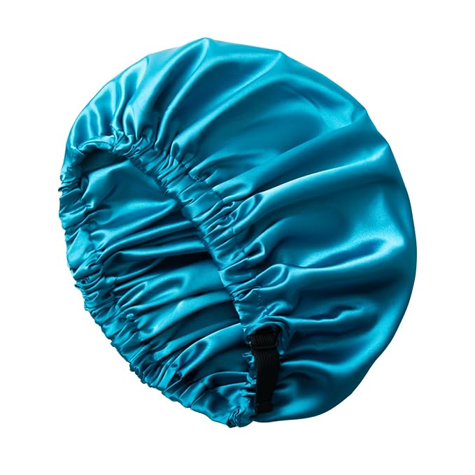 Silk Bonnet for Sleeping Women,Adjustable Satin Bonnet for Women Curly Natural Hair,Double Layer Anti Frizz Soft Sleep Cap.