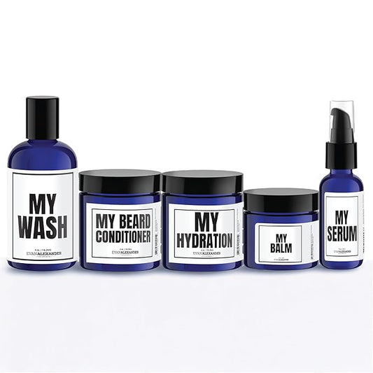 Evan Alexander Grooming MY Hydrating Repair Kit | Ultimate 5 - part Beard Care Kit For Men | Cleans, Conditions, Hydrates, Protects & Strengthens Beard | For All Beard Types
