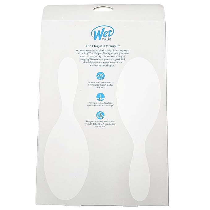 Wet Brush Original Detangler Hair Brush 2-Pack, Pink & Purple, Perfect Stocking Stuffer Set for Women & Men, Ultra-Soft IntelliFlex Bristles for Wet or Dry Hair, Holiday Gift Essential