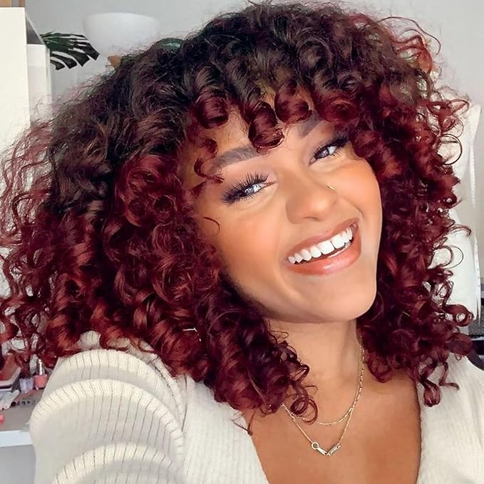 Vomella GoGo Curl Crochet Hair for Black Women 8 Packs 12 Inch Water Wave Curly Crochet Hair Ocean Wave Beach Curl Synthetic Crochet Hair Extensions(Tbug#)