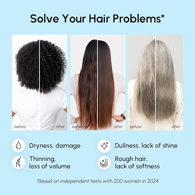 MAREE Hair Conditioner for Women & Men – Deep Conditioning Hydrating Moisturizing Color Safe Conditioner – Hair Moisturizer for Curly Dry Damaged Color Treated – Acondicionador Para Cabello