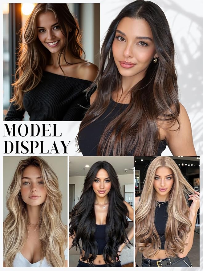 LOXXY Double Layered PU OVO Human Hair Extensions - Bead in Butterfly Weft Hair Extensions - 16 Inch 100g Golden Blonde to Light Blonde, Genius Glueless Extensions Human Hair Weft Width 31.5"(80cm)