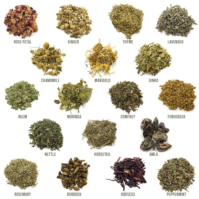 Well's Oil Herbal Mix | 18 Botanical Herbs | DIY Herbal Infusion Ingredient | Cosmetic Use Only | 2.5 oz (70 g)