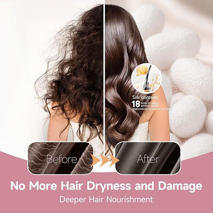 22 Momme 100% Real Mulberry Silk Bonnet for Sleeping Women, Large Hair Care Bonnet for Long Curly Hair, Double Layer Silk Wrap with Soft Elastic Band, Non-Slip Sleep Cap, Green