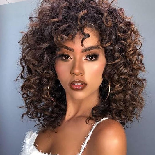 7 Packs Gogo Curl Crochet Hair for Women 10 Inch Pre-Twisted Curly Crochet Hair Pre Looped Deep Ocean Water Wave Beach Curl Crochet Braids Synthetic Braiding Hair Extensions (10 Inch, 1B/4/30)